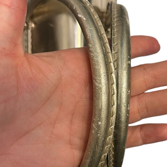 GUCCI Gold Guccissima Leather LargeQueen Satchel. STUNNING! - Picture 11 of 12